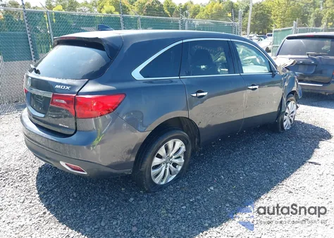 2014 Acura Mdx Technology Package из США, поврежденный, VIN 5FRYD4H43EB044376